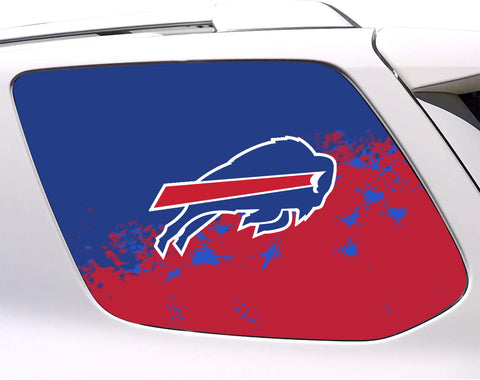 Buffalo Bills NFL Rear Side Quarter Window Vinyl Decal Stickers Fits Toyota 4Runner