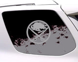 Buffalo Sabres NHL Rear Side Quarter Window Vinyl Decal Stickers Fits Toyota 4Runner