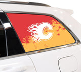 Calgary Flames NHL Rear Side Quarter Window Vinyl Decal Stickers Fits Jeep Grand