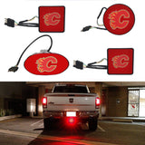 Calgary Flames NHL Hitch Cover LED Brake Light for Trailer