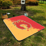 Calgary Flames NHL Picnic Blanket Mat Beach Outdoor Waterproof