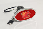 Calgary Flames NHL Hitch Cover LED Brake Light for Trailer