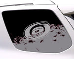 Carolina Hurricanes NHL Rear Side Quarter Window Vinyl Decal Stickers Fits Toyota 4Runner