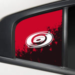 Carolina Hurricanes NHL Rear Side Quarter Window Vinyl Decal Stickers Fits Dodge Charger