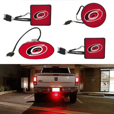 Carolina Hurricanes NHL Hitch Cover LED Brake Light for Trailer