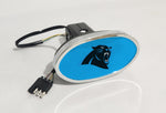 Carolina Panthers NFL Hitch Cover LED Brake Light for Trailer