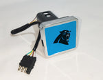 Carolina Panthers NFL Hitch Cover LED Brake Light for Trailer