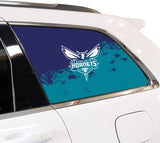 Charlotte Hornets NBA Rear Side Quarter Window Vinyl Decal Stickers Fits Jeep Grand