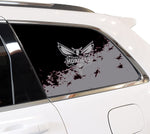 Charlotte Hornets NBA Rear Side Quarter Window Vinyl Decal Stickers Fits Jeep Grand