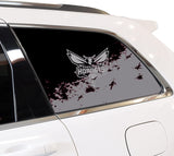 Charlotte Hornets NBA Rear Side Quarter Window Vinyl Decal Stickers Fits Jeep Grand