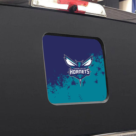 Charlotte Hornets NBA Rear Back Middle Window Vinyl Decal Stickers Fits Dodge Ram GMC Chevy Tacoma Ford