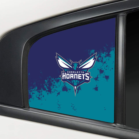 Charlotte Hornets NBA Rear Side Quarter Window Vinyl Decal Stickers Fits Dodge Charger