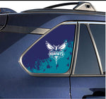 Charlotte Hornets NBA Rear Side Quarter Window Vinyl Decal Stickers Fits Toyota Rav4