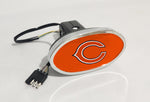 Chicago Bears NFL Hitch Cover LED Brake Light for Trailer