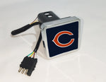 Chicago Bears NFL Hitch Cover LED Brake Light for Trailer