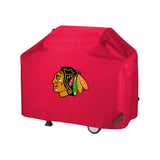 Chicago Blackhawks NHL BBQ Barbeque Outdoor Black Waterproof Cover