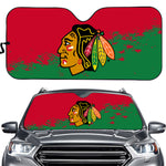 Chicago Blackhawks NHL Car Windshield Sun Shade Universal Fit Sunshade