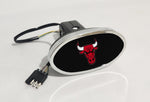 Chicago Bulls NBA Hitch Cover LED Brake Light for Trailer