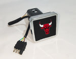 Chicago Bulls NBA Hitch Cover LED Brake Light for Trailer