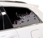 Chicago Bulls NBA Rear Side Quarter Window Vinyl Decal Stickers Fits Jeep Grand