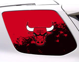 Chicago Bulls NBA Rear Side Quarter Window Vinyl Decal Stickers Fits Toyota 4Runner