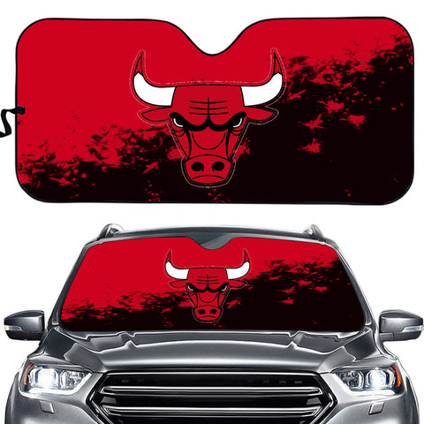 Chicago Bulls NBA Car Windshield Sun Shade Universal Fit Sunshade