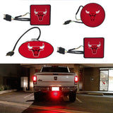 Chicago Bulls NBA Hitch Cover LED Brake Light for Trailer