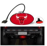 Chicago Bulls NBA Hitch Cover LED Brake Light for Trailer