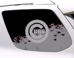 Chicago Cubs MLB Rear Side Quarter Window Vinyl Decal Stickers Fits Toyota 4Runner