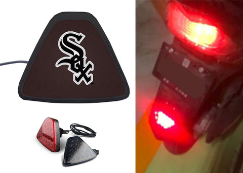 Chicago White Sox MLB Car Motorcycle tail light LED brake flash Pilot rear