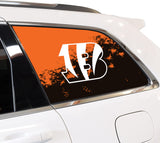 Cincinnati Bengals NFL Rear Side Quarter Window Vinyl Decal Stickers Fits Jeep Grand