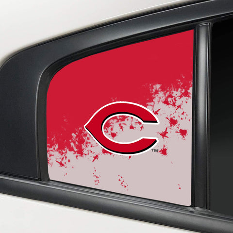 Cincinnati Reds MLB Rear Side Quarter Window Vinyl Decal Stickers Fits Dodge Charger