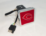 Cincinnati Reds MLB Hitch Cover LED Brake Light for Trailer