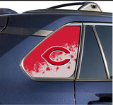 Cincinnati Reds MLB Rear Side Quarter Window Vinyl Decal Stickers Fits Toyota Rav4