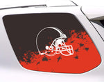 Cleveland Browns NFL Rear Side Quarter Window Vinyl Decal Stickers Fits Toyota 4Runner