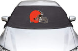 Cleveland Browns NFL Car SUV Front Windshield Sun Snow Cover