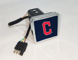 Cleveland Indians MLB Hitch Cover LED Brake Light for Trailer