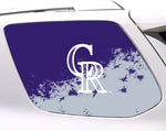 Colorado Rockies MLB Rear Side Quarter Window Vinyl Decal Stickers Fits Toyota 4Runner