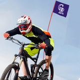 Colorado Rockies MLB Bicycle Bike Rear Wheel Flag