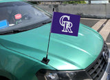 Colorado Rockies MLB Car Hood Flag