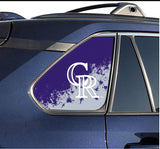 Colorado Rockies MLB Rear Side Quarter Window Vinyl Decal Stickers Fits Toyota Rav4