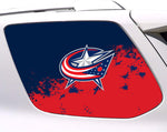 Columbus Blue Jackets NHL Rear Side Quarter Window Vinyl Decal Stickers Fits Toyota 4Runner