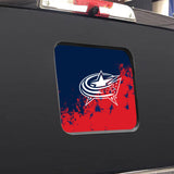 Columbus Blue Jackets NHL Rear Back Middle Window Vinyl Decal Stickers Fits Dodge Ram GMC Chevy Tacoma Ford