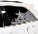 Dallas Cowboys NFL Rear Side Quarter Window Vinyl Decal Stickers Fits Jeep Grand