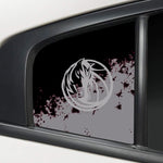 Dallas Mavericks NBA Rear Side Quarter Window Vinyl Decal Stickers Fits Dodge Charger