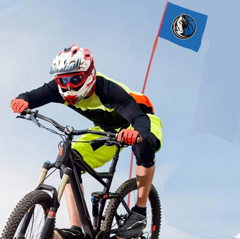 Dallas Mavericks NBA Bicycle Bike Rear Wheel Flag