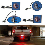 Dallas Mavericks NBA Hitch Cover LED Brake Light for Trailer