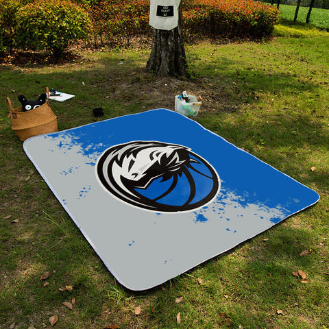 Dallas Mavericks NBA Picnic Blanket Mat Beach Outdoor Waterproof