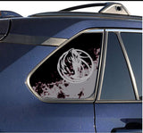 Dallas Mavericks NBA Rear Side Quarter Window Vinyl Decal Stickers Fits Toyota Rav4