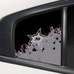 Dallas Stars NHL Rear Side Quarter Window Vinyl Decal Stickers Fits Dodge Charger